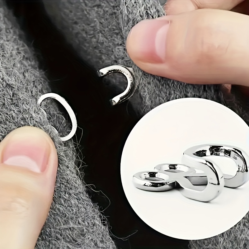 Hook Eye Fastener - 50 مجموعة من مشابك معدنية غير