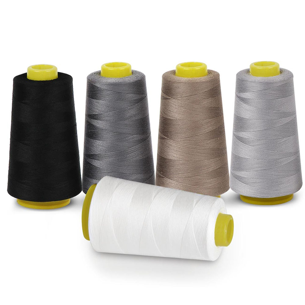 خيط الخياطة 100% بكرات بوليستر - مراجعة Serger Thread Cone وسعره