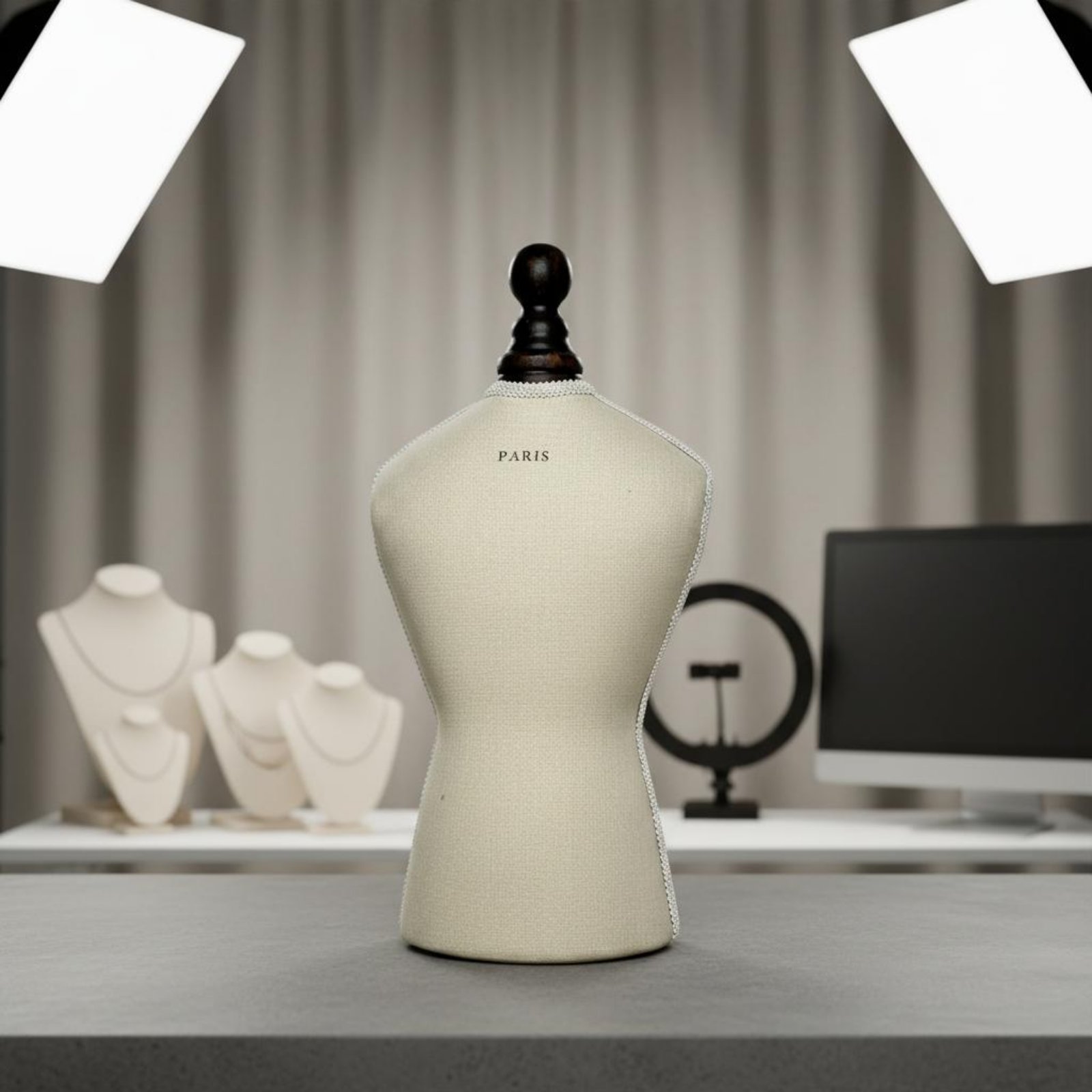 حامل عرض قلادات على شكل تمثال  - مراجعة Dress Form Mannequin وسعره