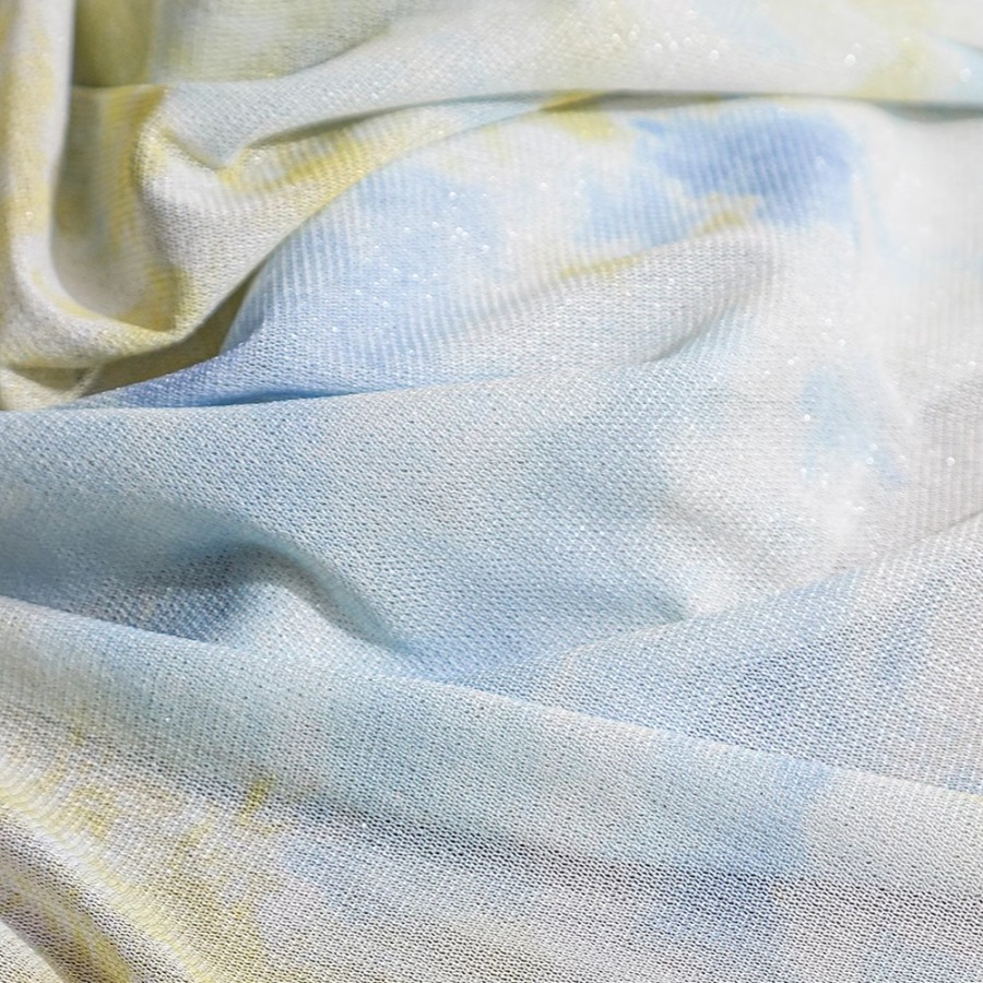 التعادل صبغ نسيج متماسكة أصفر  - مراجعة Sewing Tie Dye وسعره