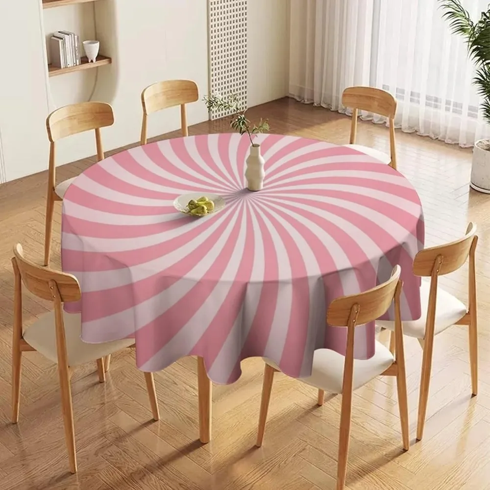 مفرش طاولة دائري بتصميم دوامي  - مراجعة Century Textile & Sewing Supply Reviews وسعره