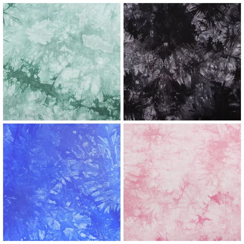 قماش قطني كتان رقيق بصبغة التا - مراجعة Sewing Tie Dye وسعره