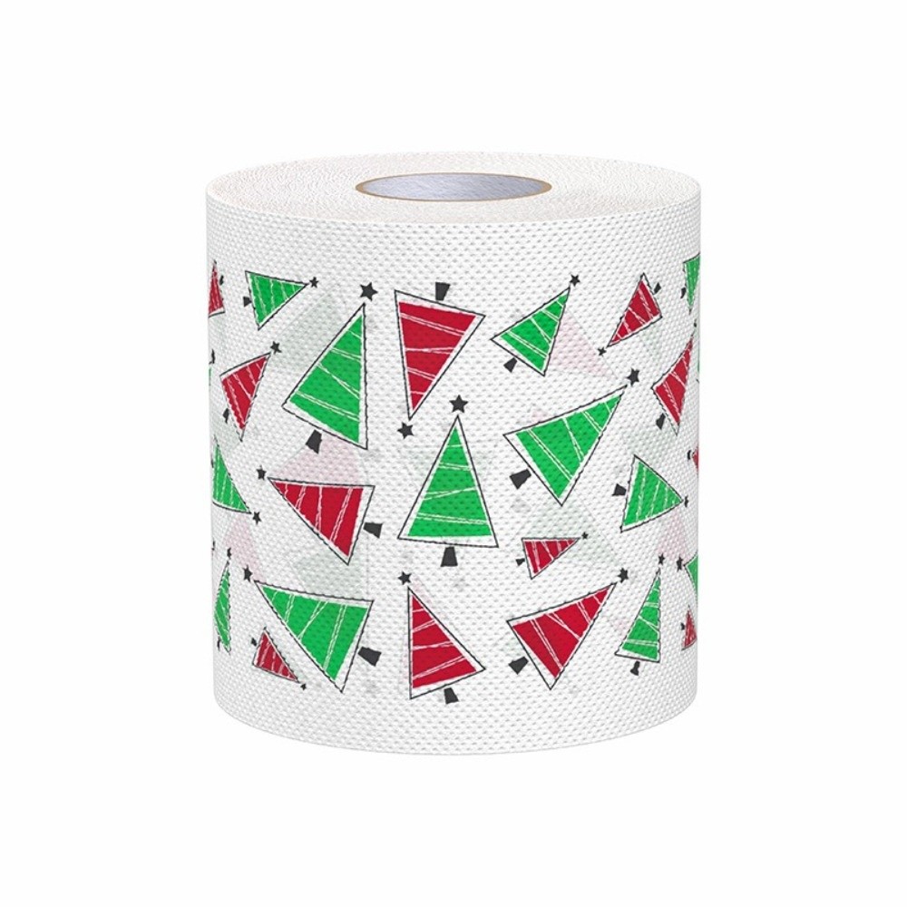 سانتا مطبوعة عيد الميلاد منادي - مراجعة Pattern Tissue Paper وسعره