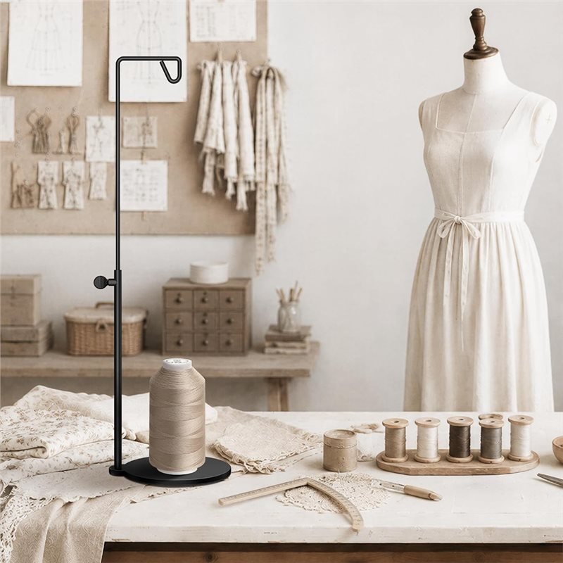 حامل خيوط قابل للتعديل من ABYN - مراجعة Serger Thread Cone وسعره