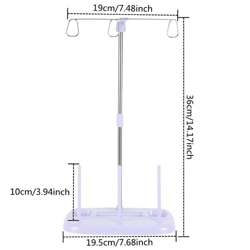 حامل خيوط مخروطي محمول مع حامل - مراجعة Serger Thread Cone وسعره