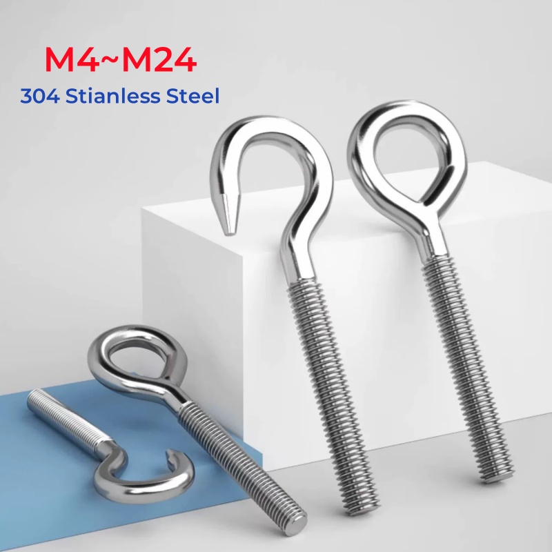 مسمار حلقي من الفولاذ المقاوم  - مراجعة Hook Eye Fastener وسعره