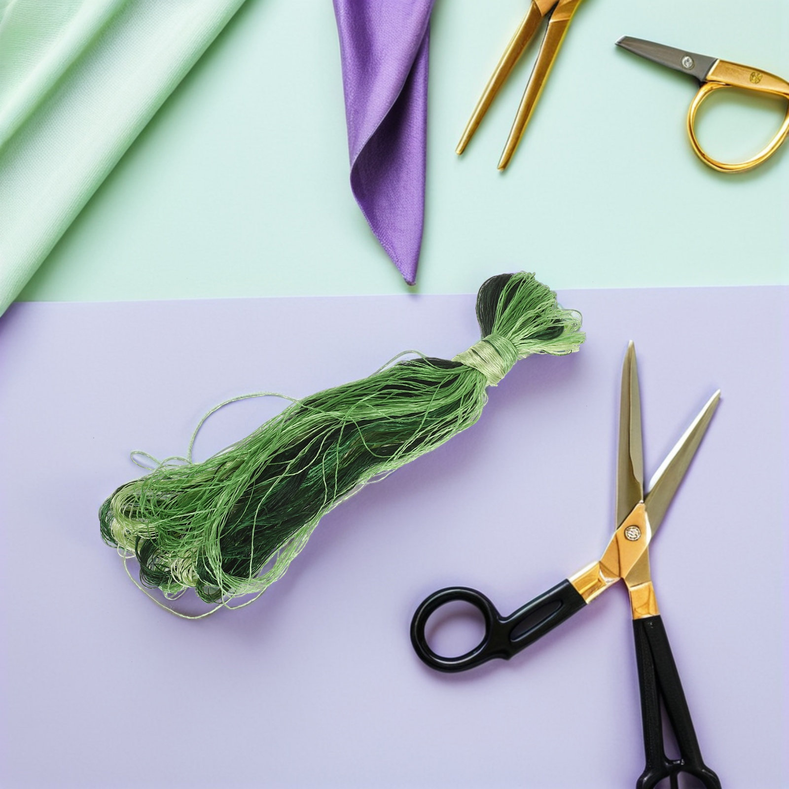 8 قطع من خيوط التطريز الحريرية - مراجعة Embroidery Floss Thread وسعره