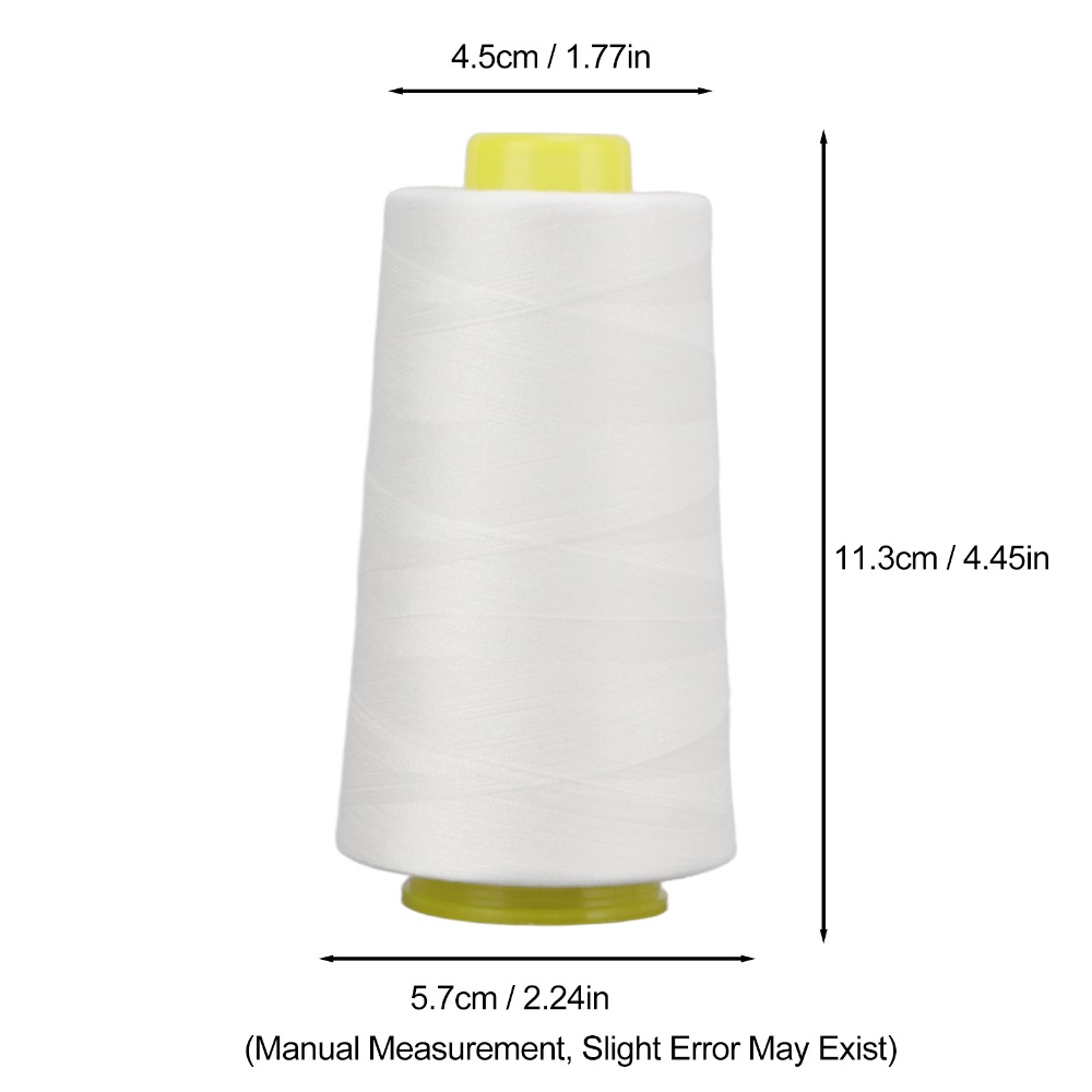 4 قطع، كل قطعة تحتوي على 3000  - مراجعة Serger Thread Cone وسعره