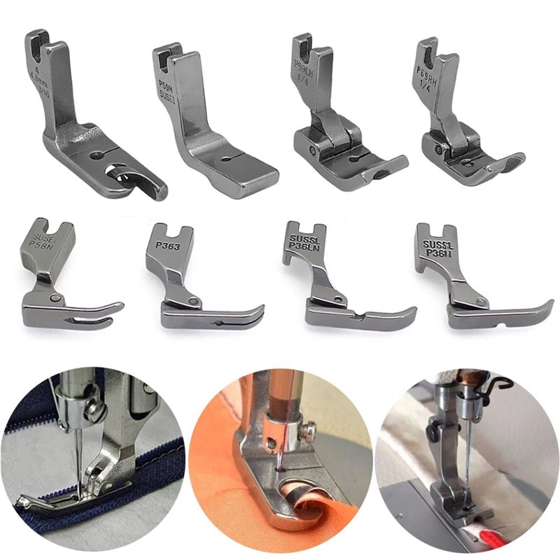 مجموعة أقدام الضغط A84E-31 PCS - مراجعة Industrial Textile Sewing Machine وسعره