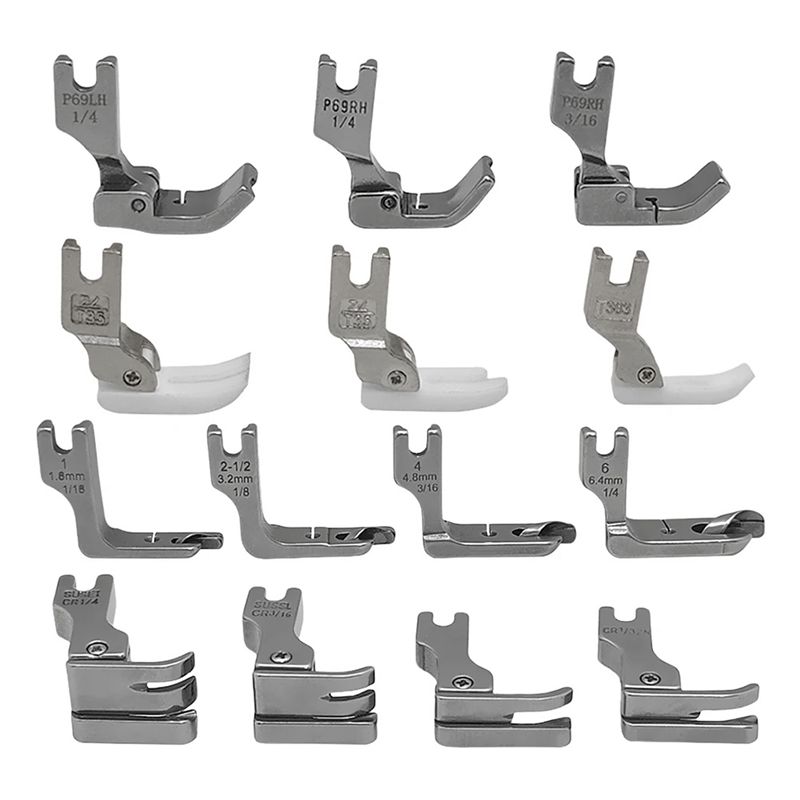 مجموعة أقدام الضغط A84E-31 PCS - مراجعة Industrial Textile Sewing Machine وسعره