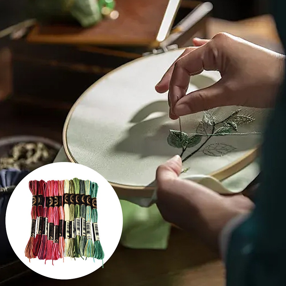 خيط تطريز بطول 105 ياردة، 6 طب - مراجعة Embroidery Floss Thread وسعره