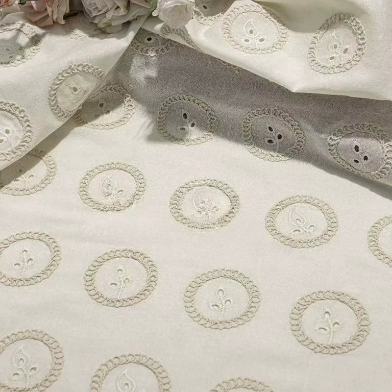 قماش مطرز بنمط الزهور بطول 100 - مراجعة Sewing Fabric وسعره