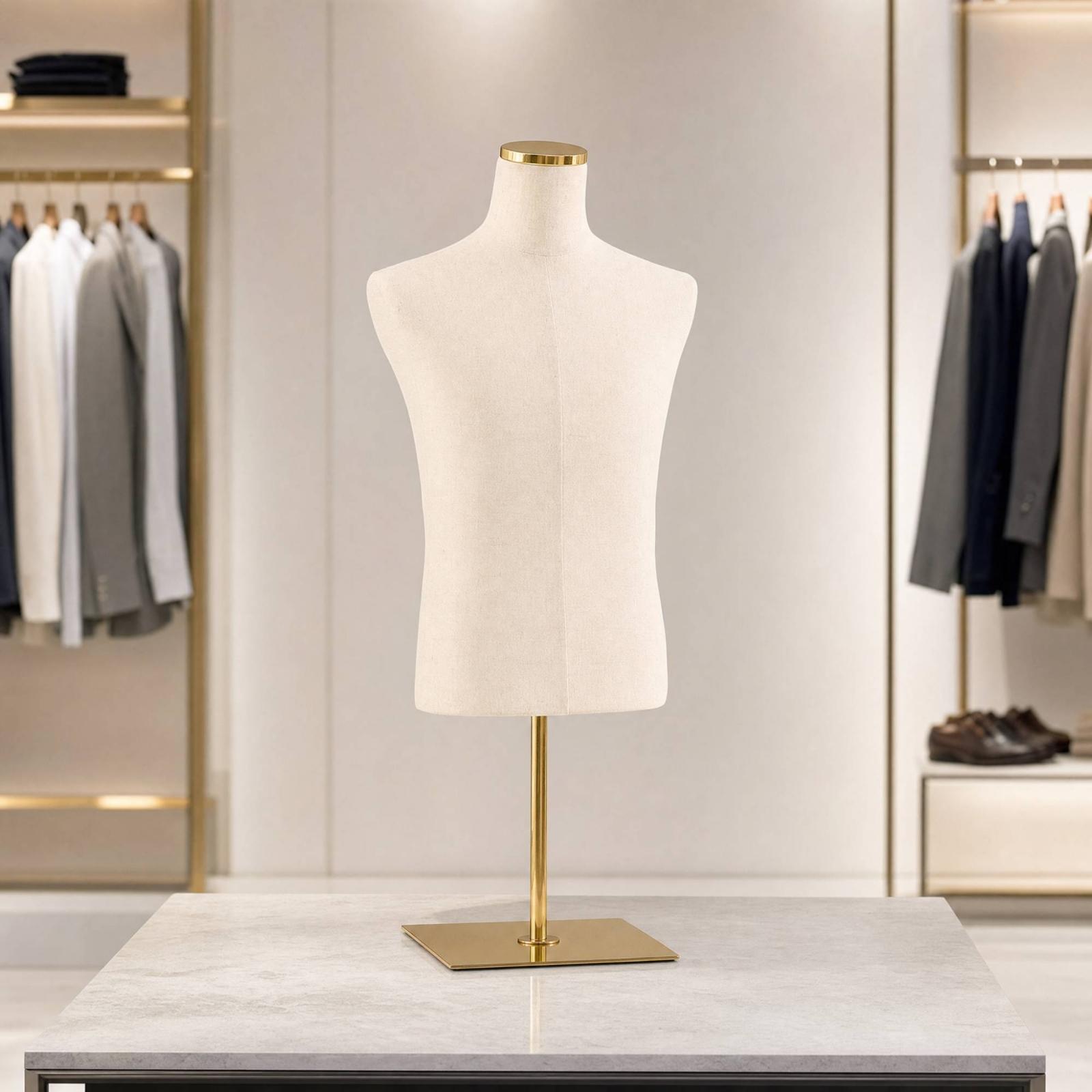 مانيكان نصفي للرجال مغطى بالقم - مراجعة Dress Form Mannequin وسعره