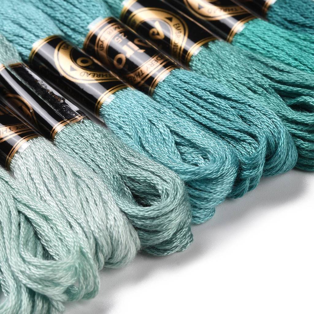 مجموعة من 8 بكرات خيوط تطريز ب - مراجعة Embroidery Floss Thread وسعره