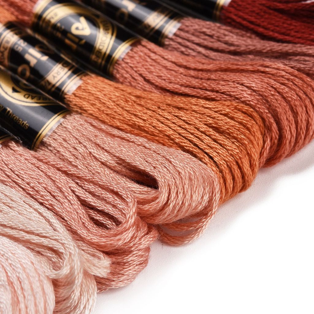 مجموعة من 8 بكرات خيوط تطريز ب - مراجعة Embroidery Floss Thread وسعره