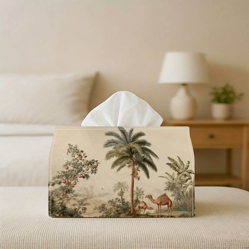 علبة مناديل بتصميم شجرة جوز ال - مراجعة Pattern Tissue Paper وسعره