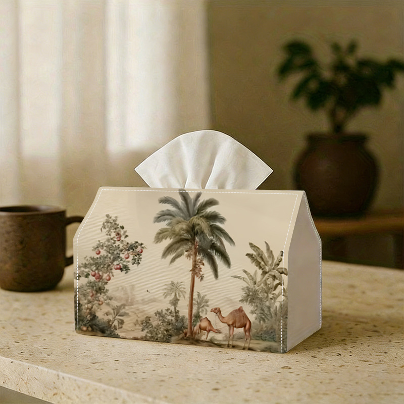 علبة مناديل بتصميم شجرة جوز ال - مراجعة Pattern Tissue Paper وسعره