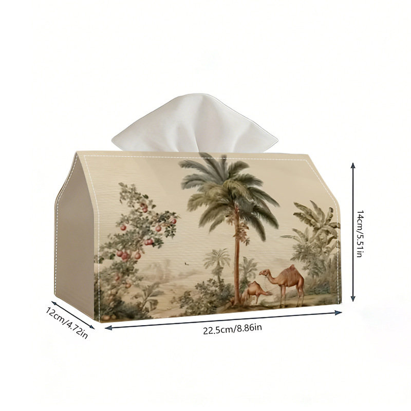 علبة مناديل بتصميم شجرة جوز ال - مراجعة Pattern Tissue Paper وسعره