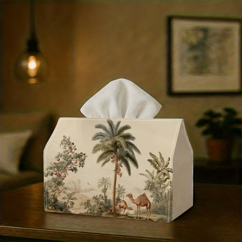 علبة مناديل بتصميم شجرة جوز ال - مراجعة Pattern Tissue Paper وسعره